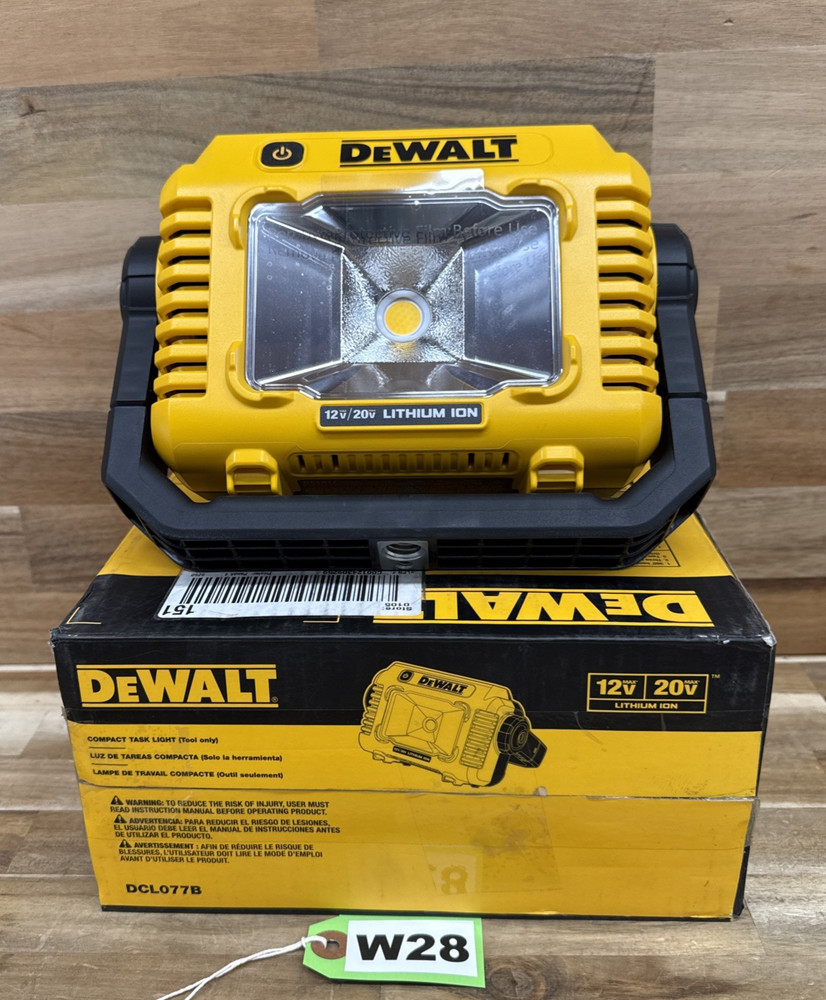 DeWALT DCL077B 12V 20V Max Cordless Durable Lightweight Compact Task Light - W28
