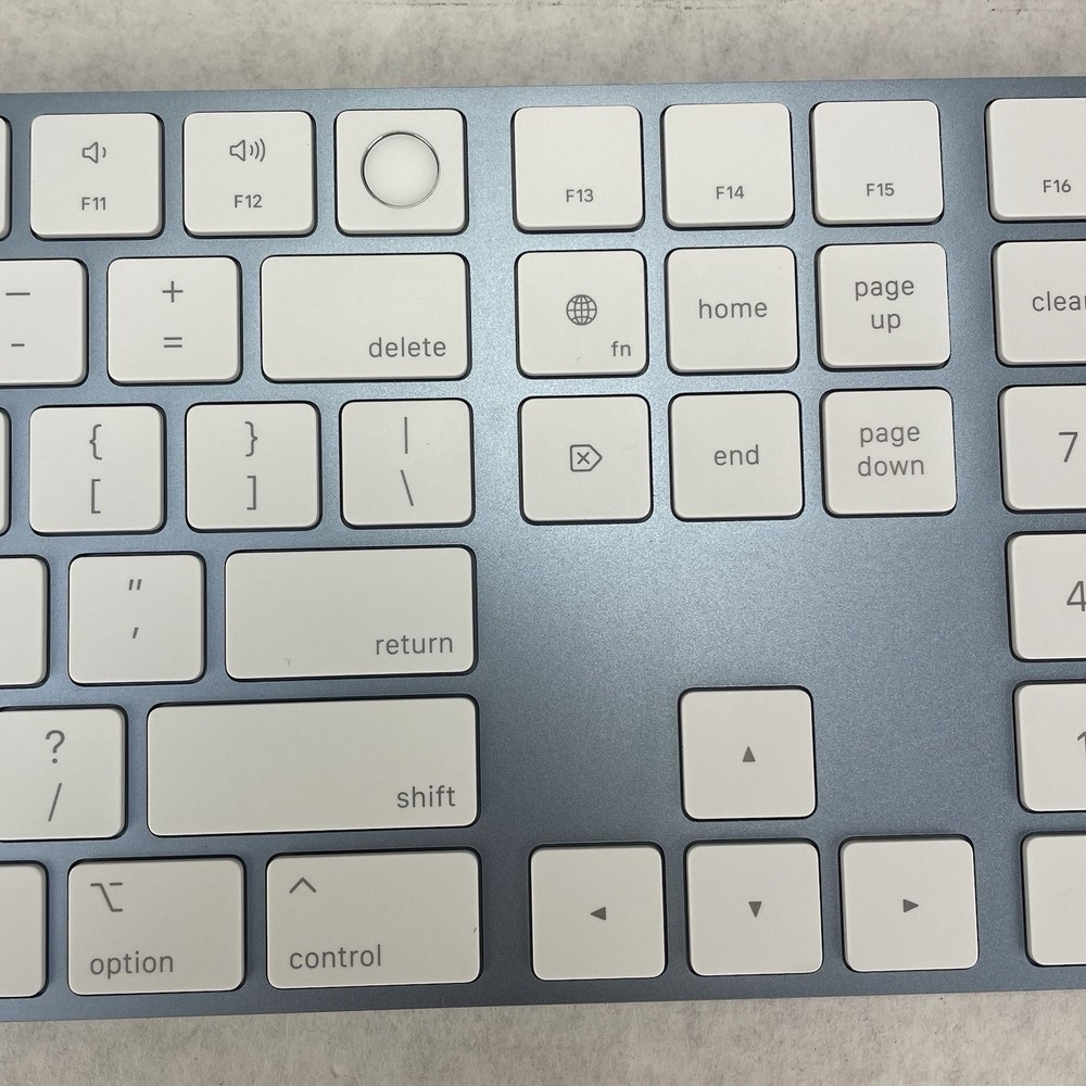 Apple Magic Keyboard A2520 Touch ID Numeric Keypad Blue