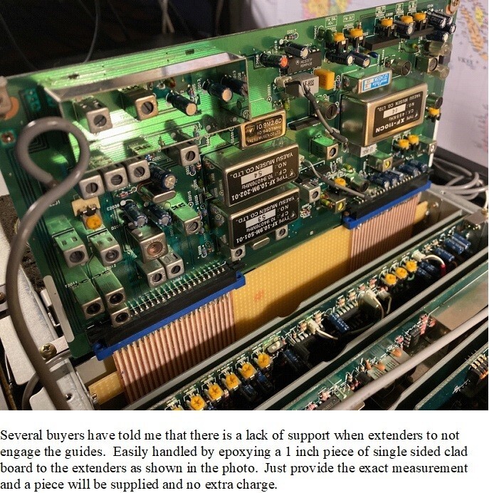 Yaesu FT-107 Transceiver Extender Board 40X1 Riser KIT FORM