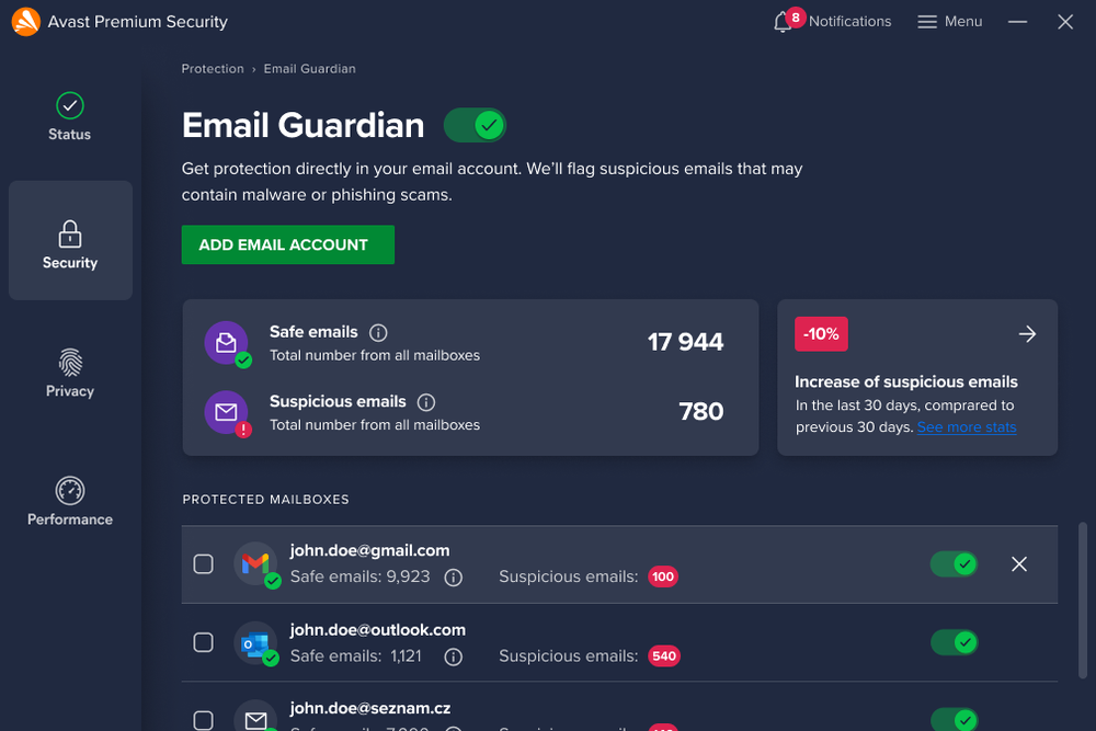 Avast Premium Security 1 Device 1 Year (Windows Only) - 5 Minute EMAIL Delivery