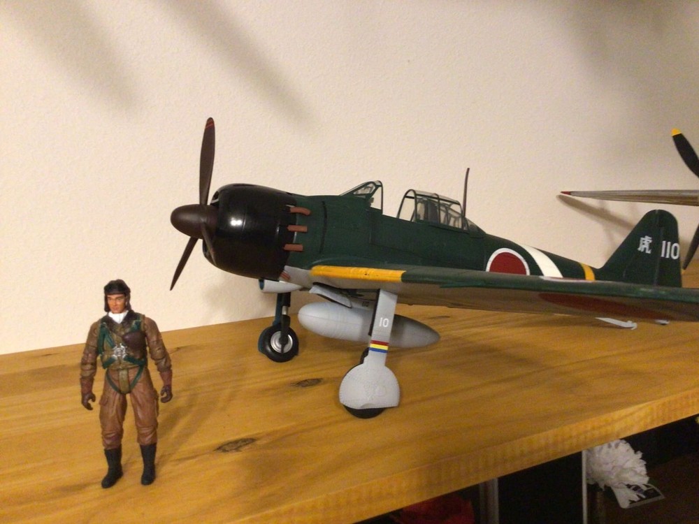 Mitsubishi A6M3 model 22 or A6M5 model 52 Zero Conversion Cowling Only 1:18