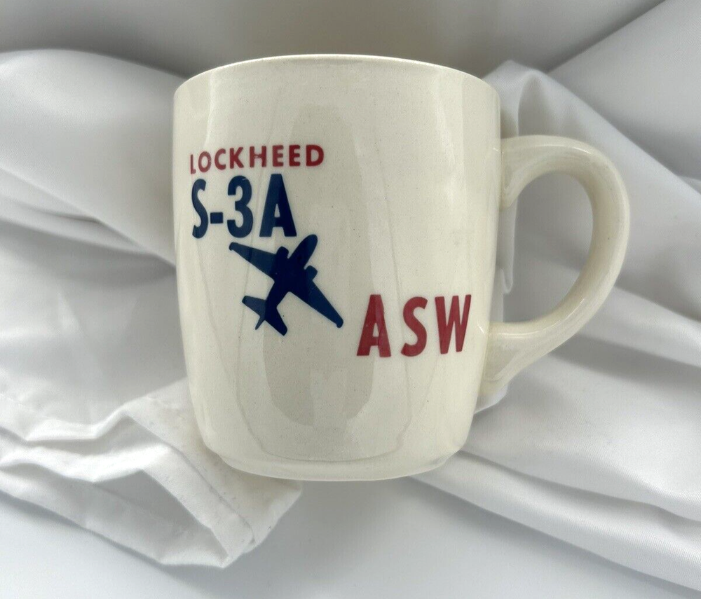 Lockheed S-3A ASW Coffee Mug Cup Vintage