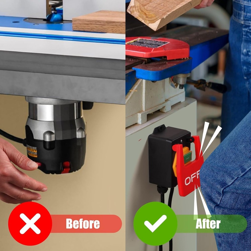 Paddle Switch for Table Saw, 110V to 120V Single Phase On/Off Switch with Large