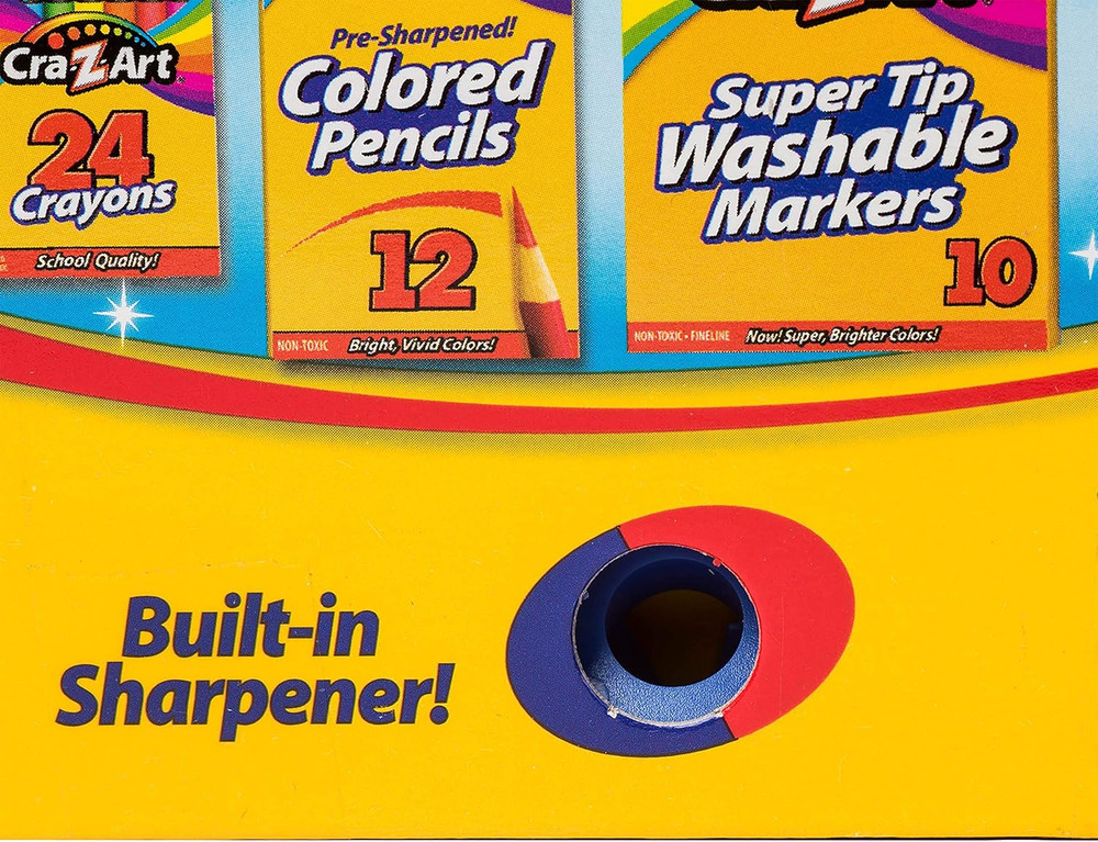 96Ct Crayons in Flip-Top Box with Sharpener