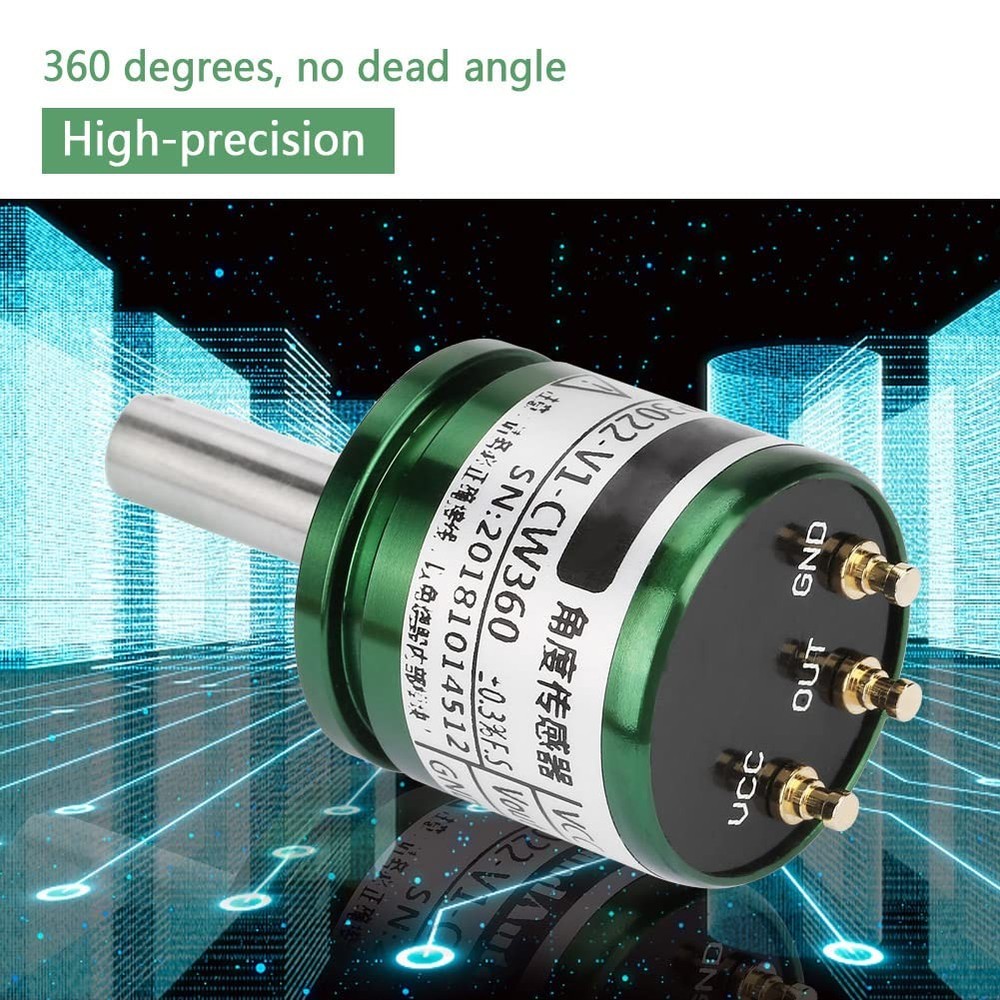 Hall Angle Sensor 0.088° Resolution 360° Rotatable Hall Effect Position Senso...