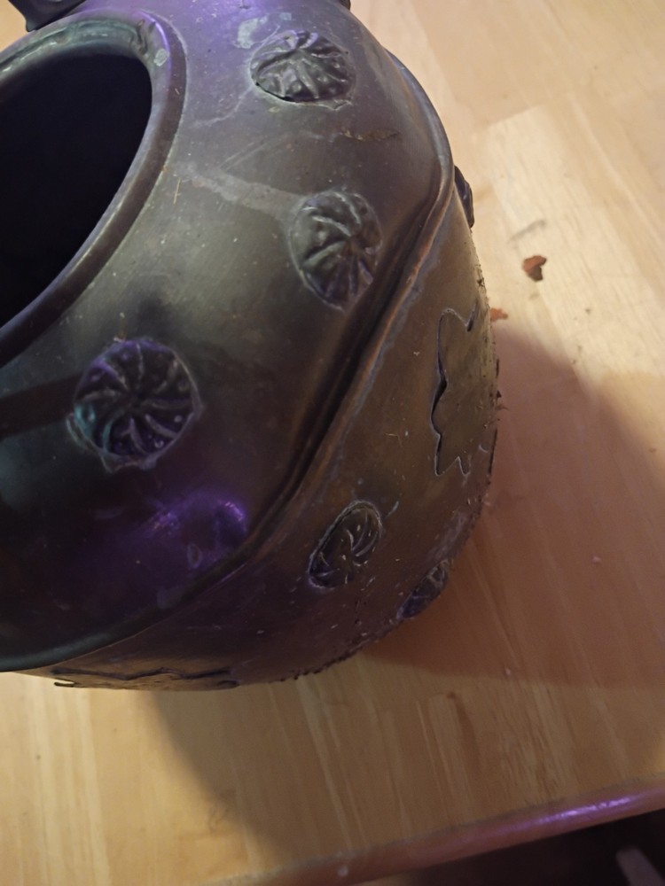 Antique Copper Teapot Tea Pot