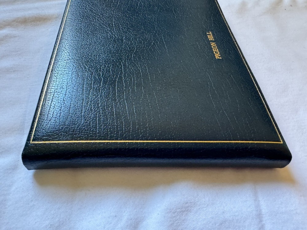 Charing Cross Quality Leather Notebook 8 x 6, Blank Pages