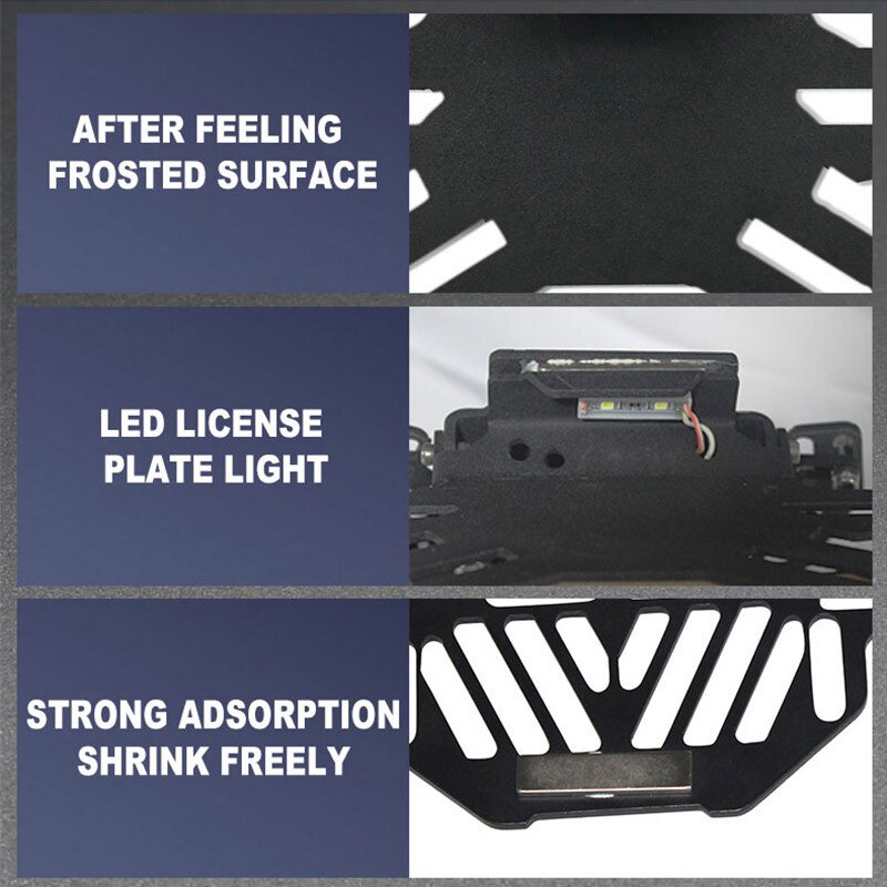 Foldable License Plate Holder Mount For Honda CBR600RR CBR1000RR CBR250R/RR