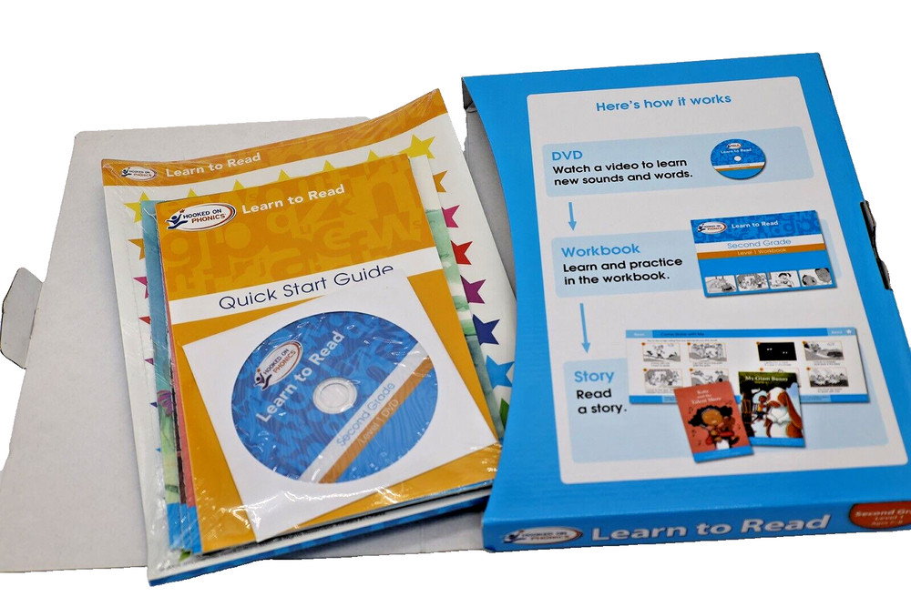 Hooked on Phonics Second Grade Level 1 New