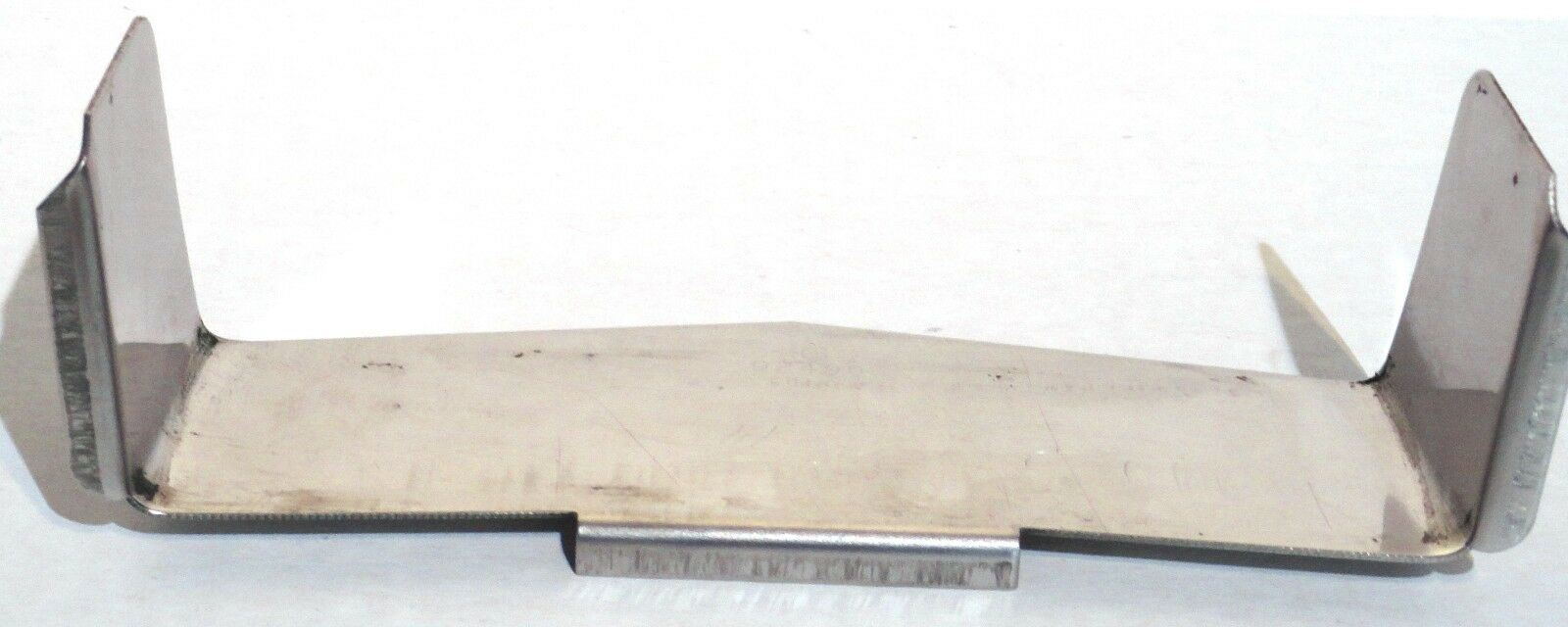 Dual 4” X 6” Rectangular Headlight Visor Pointed Stainless Steel GG#92490 Each