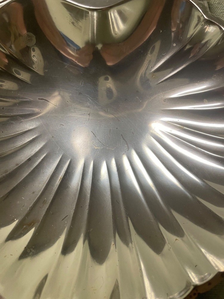 Vintage Silver Plated Shell Shaped Trinket/Candy/Jewelry Tray