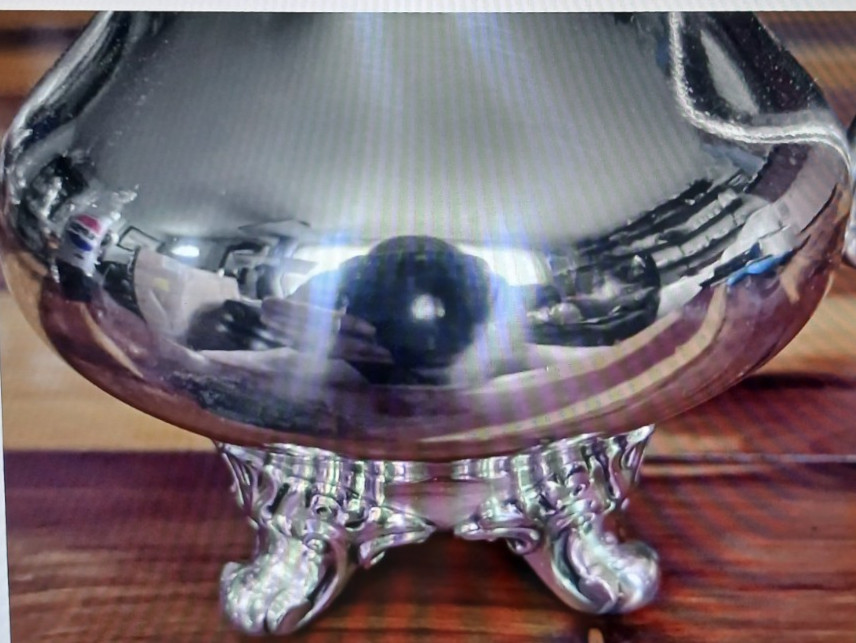 Reed & Barton Regent 5600 Silver Plated Tea Set 5 Piece Set With Tray