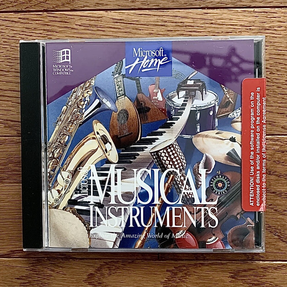 Microsoft Musical Instruments   New in Original Sealed CD Case