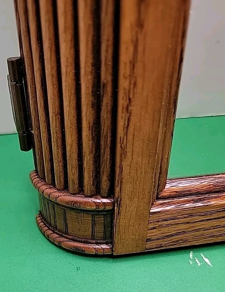 Sandringham Wall Clock Oak Front Door With Glass Replacement Part.