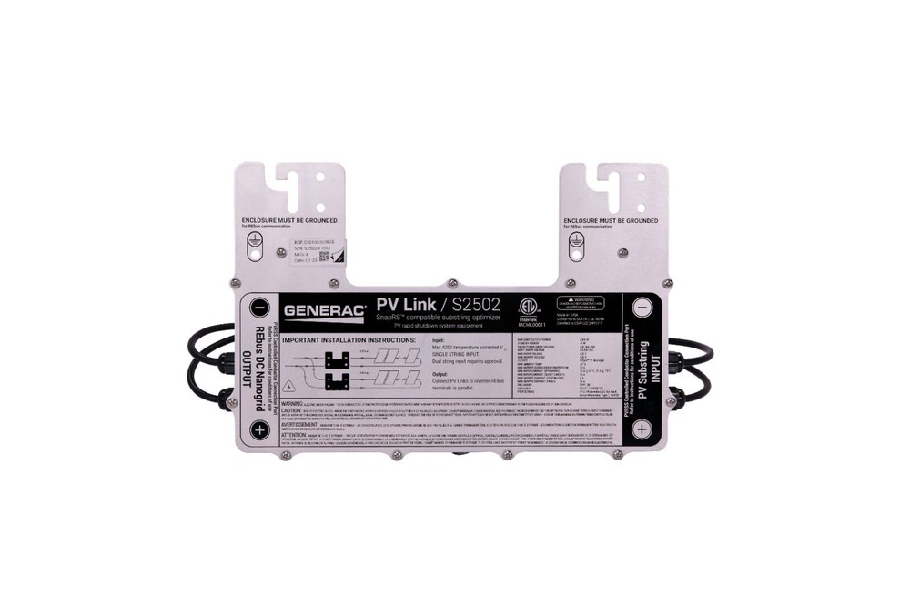 Generac S2502 PV Link Photovoltaic Substring Optimizer  APKE00010