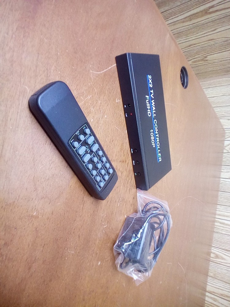 2X2 HDMI Video Wall Controller,1920 * 1080P Image Splicing Controller,HDMI 1.3 I