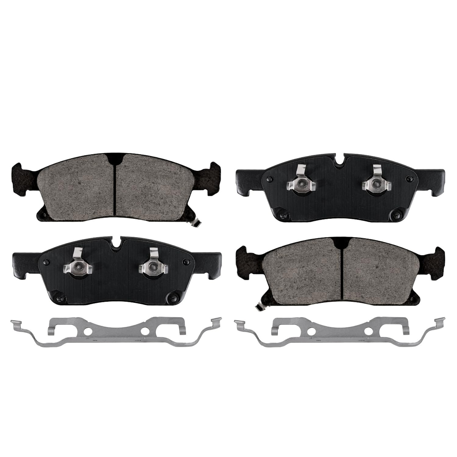 Front Rear Ceramic Brake Pads for 2011 - 2018 Dodge Durango Jeep Grand Cherokee