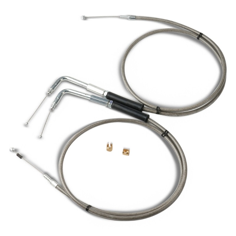 Motorcycle 42 Throttle and Idle Cable Set Replacement Accessories Idle Cable