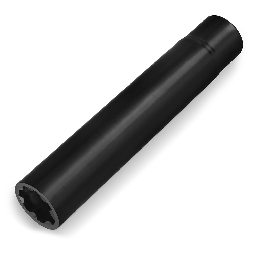 MIKKUPPA Solid 7 Spline Spiked 7 Spline, Spike Lug Nuts Socket Black