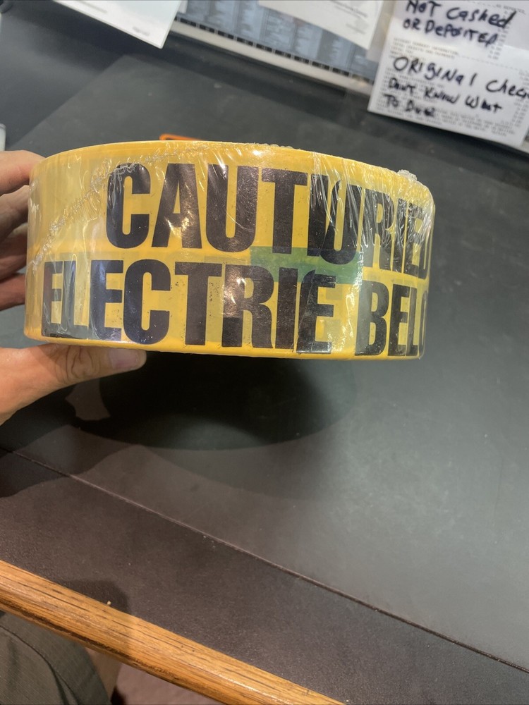 1000 Ft Roll. Underground Electrical Caution Tape