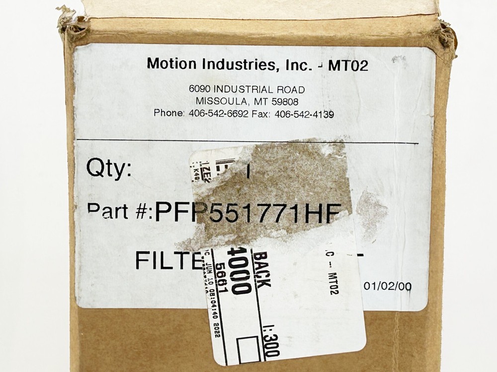 New Motion Industries PFP551771hf Hydraulic Filter Element