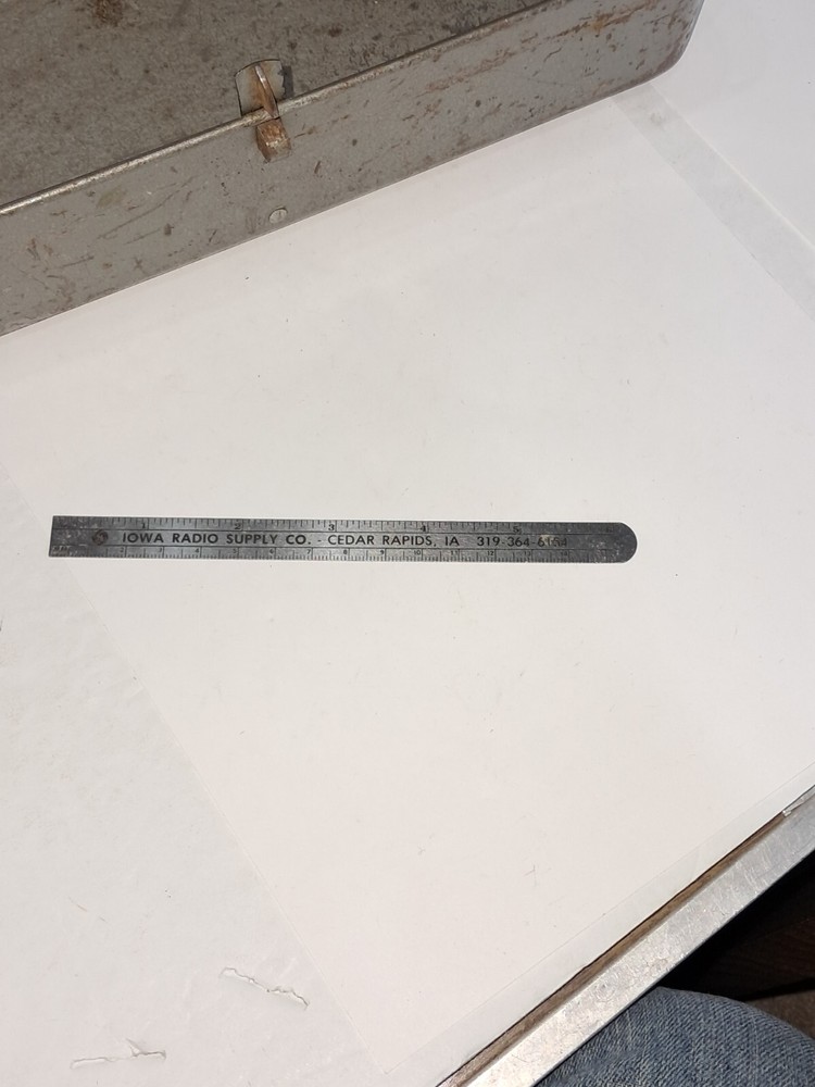 Small Metal Tool Box With Misc. Tools & Parts (s)