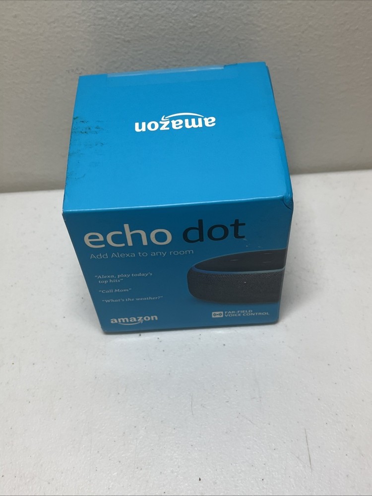 Amazon Echo Dot (3rd Generation) Smart Speaker - Charcoal