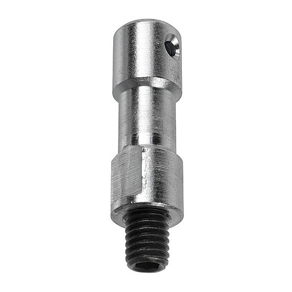 Light Source Mega-Baby Pin with 3/8"-16 Male Threads, Silver