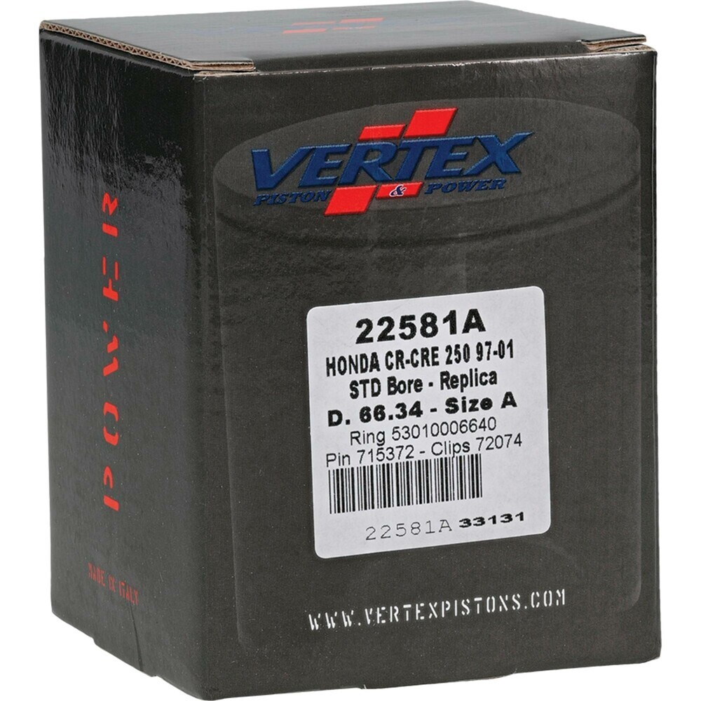 Vertex Piston Kit Cast 66.34/Std Hon | 22581A