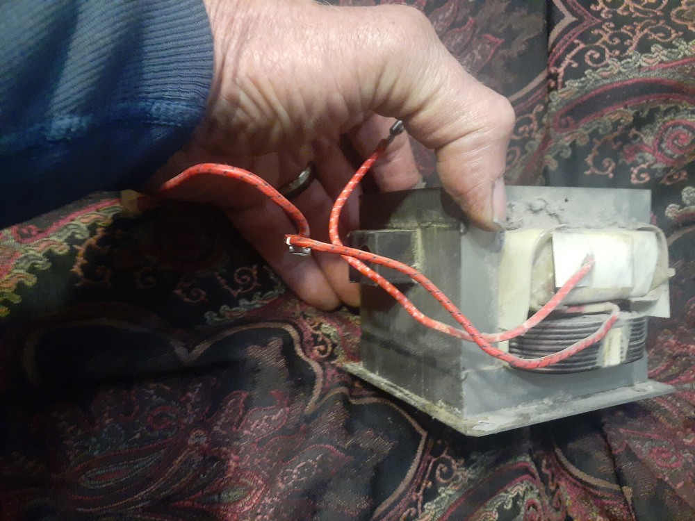 Microwave Transformer, High Voltage, MD-101AMR-1, OBJY2, E107938, Y221017A E.