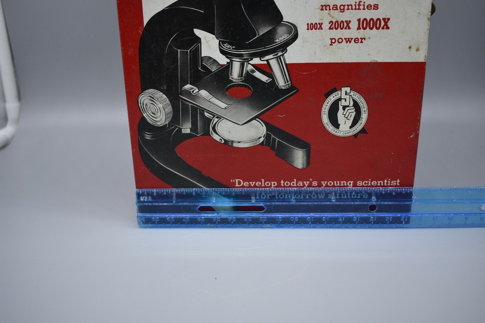 Skil Craft Binocular Microscope Metal Tin Box- No microscope- No B-13
