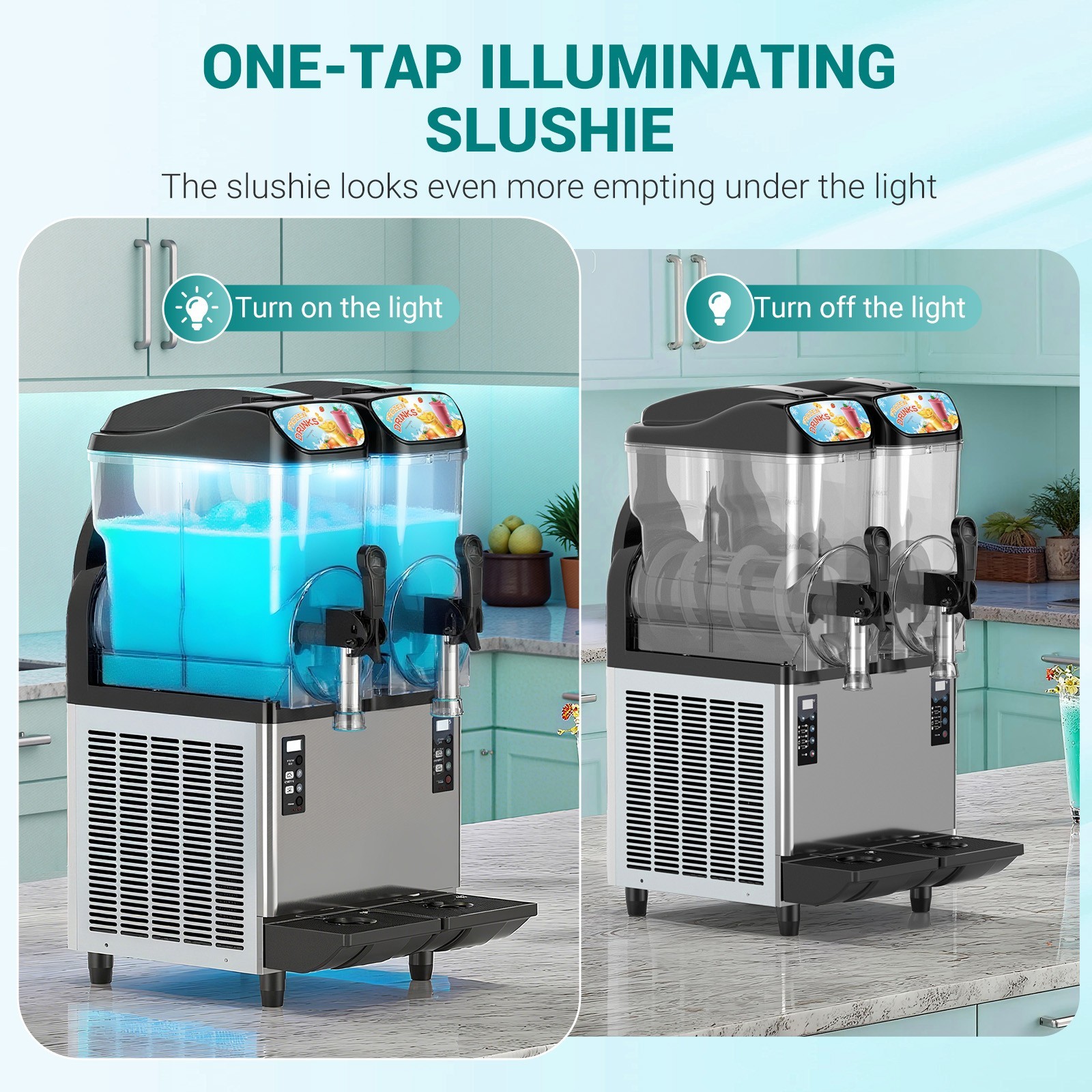 30L Commercial Slushie Machine Margarita Wine Frappe Slush Frozen Drink Machines