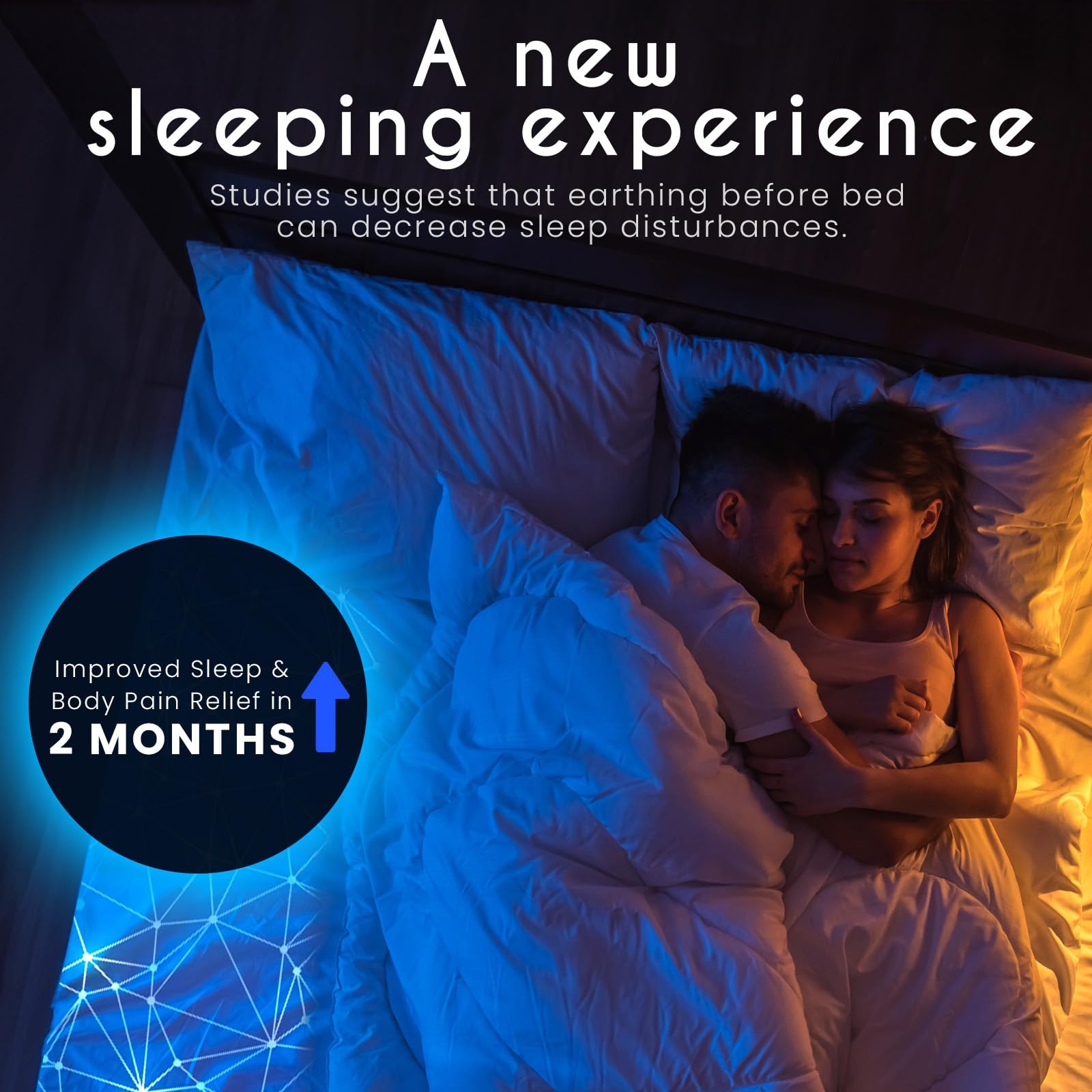 Adamson Grounding Fitted Sheet Queen Size Earthing Sheets - Pure Silver Fiber...