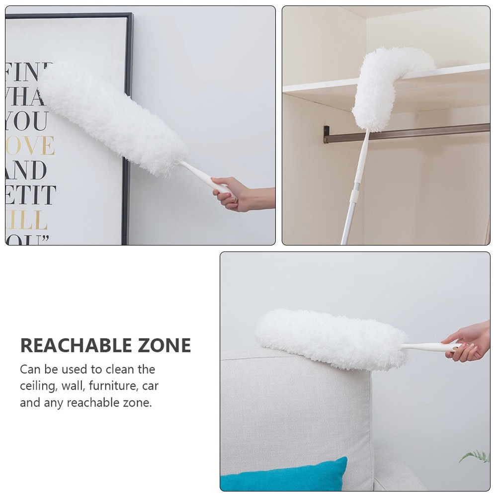 Dust Cleaning Brush Washable Microfiber Duster Bendable Hand Sweeper
