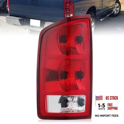 Tail Light Compatible With 2002 2003 2004 2005 2006 Dodge Ram Left Driver Side
