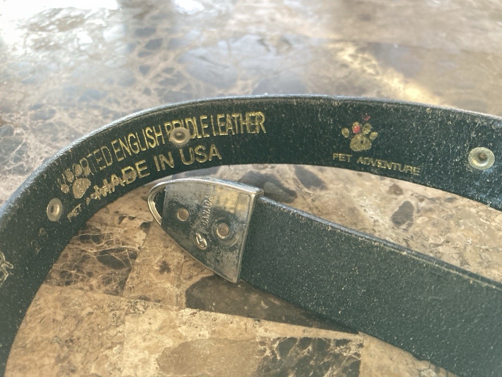 Leather 1" Snaffle Bit Belt with Nickel Snaffle Bits & Buckle 28”