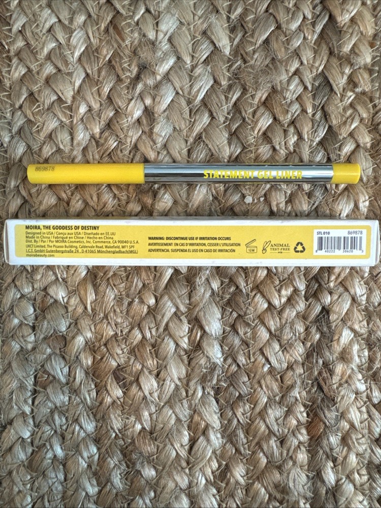 Moira Statement Gel Liner - 10 YELLOW