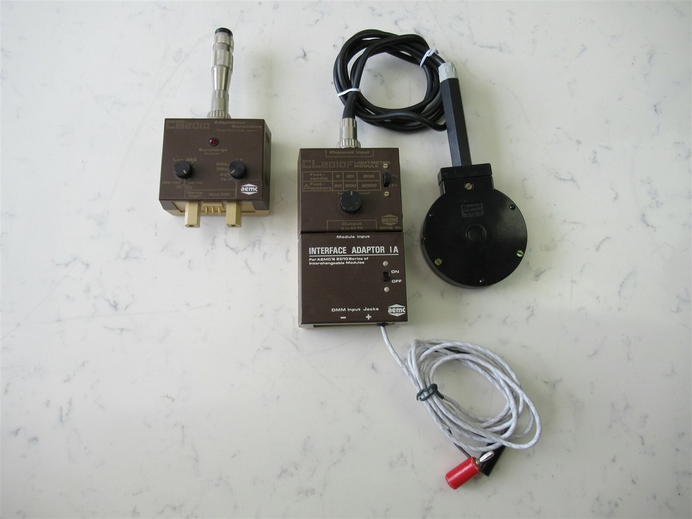 AEMC CL2010F Lightmeter Module InterFace Adaptor Sound Level Meter 1A CS2010