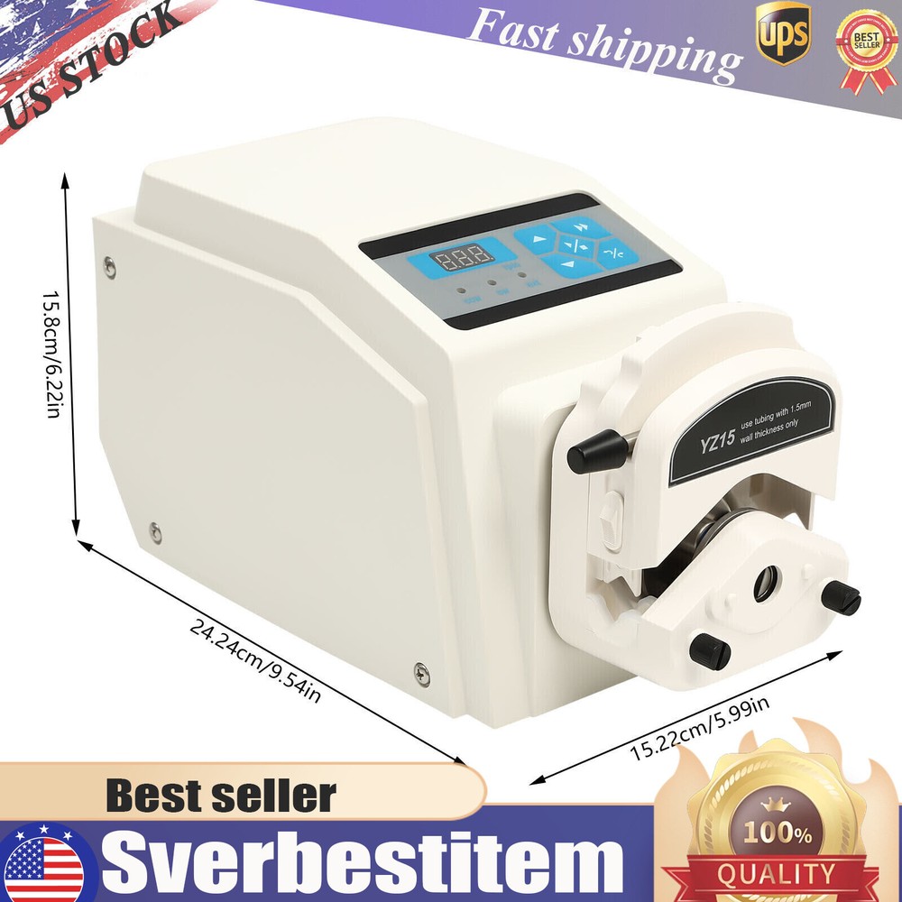 Industrial Variable Speed Liquid Metering Pump Peristaltic Pump High Precision