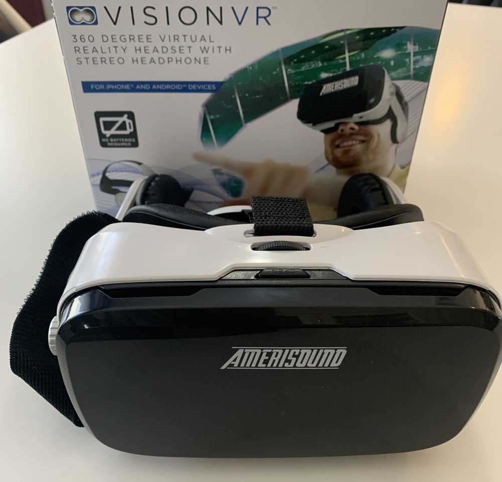 AmeriSound Vision VR 360 Virtual Reality HeadSet With Headphone