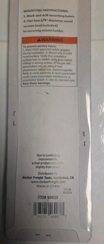 US General 18" Magnetic Holder – New