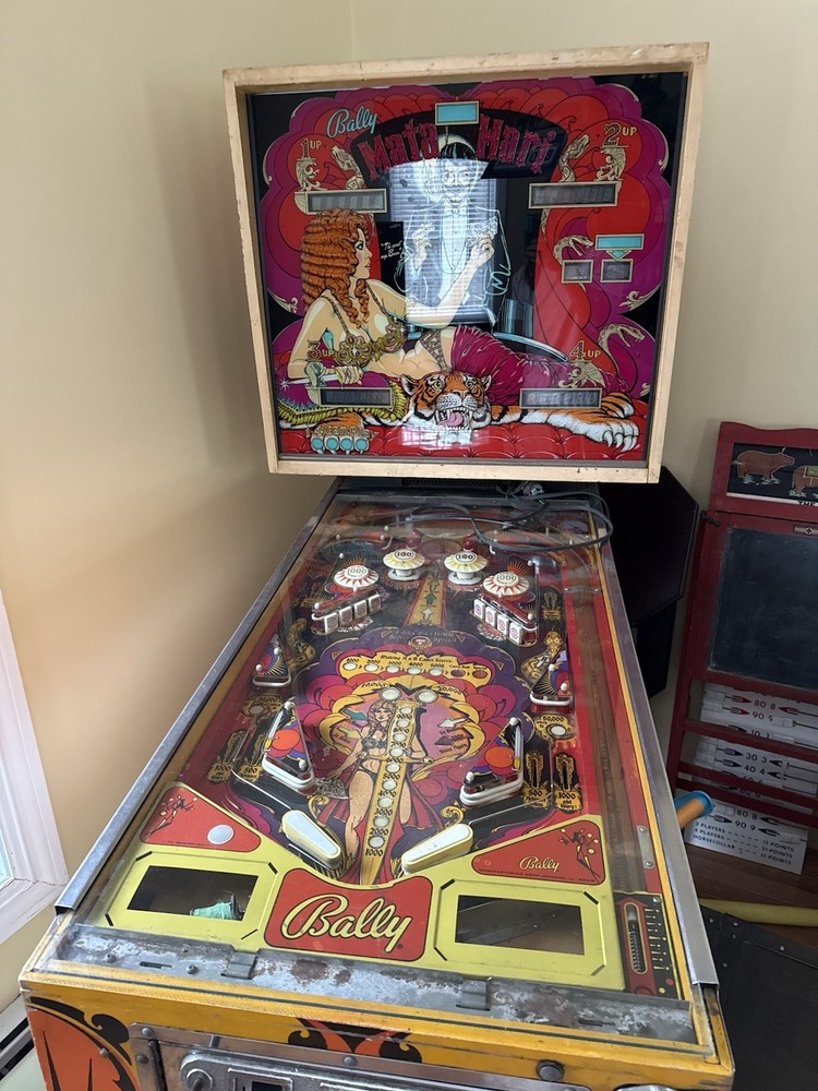 Bally Mata Hari Original Pinball Machine Arcade Game