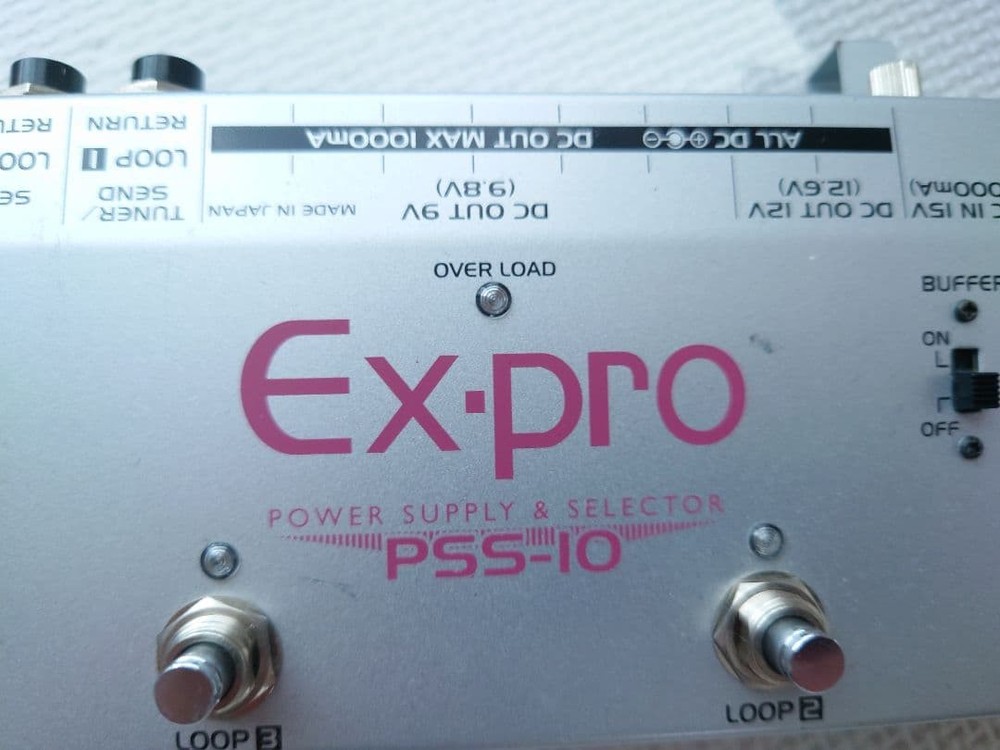 Ex pro PSS-10 Selector DC Cables Patch Cables Guitar Bass Switcher