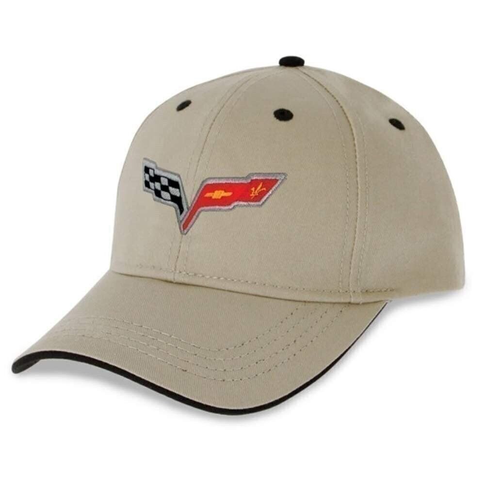 C6 Corvette Heritage Hat - Stone - Embroidered