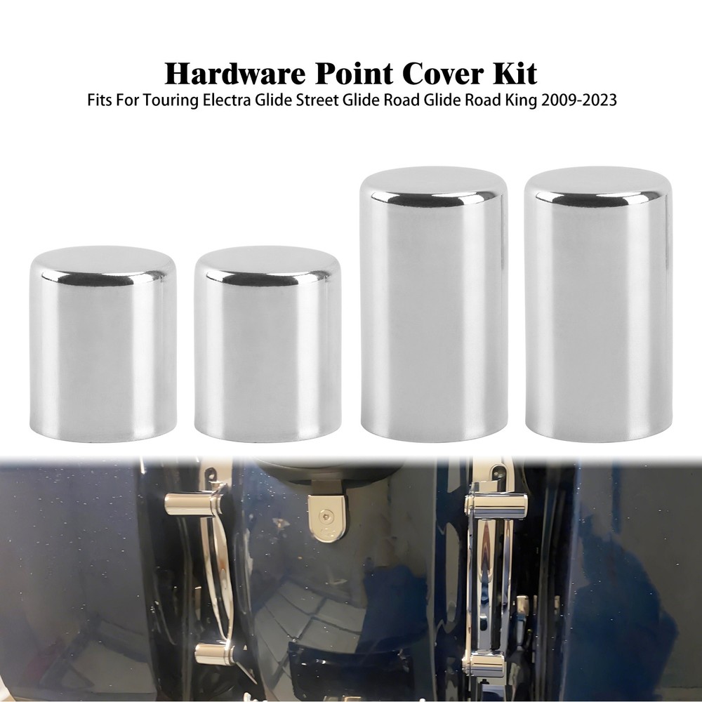 Chrome Docking Hardware Magnet Cover For Harley Touring Electra Road Glide 09-25