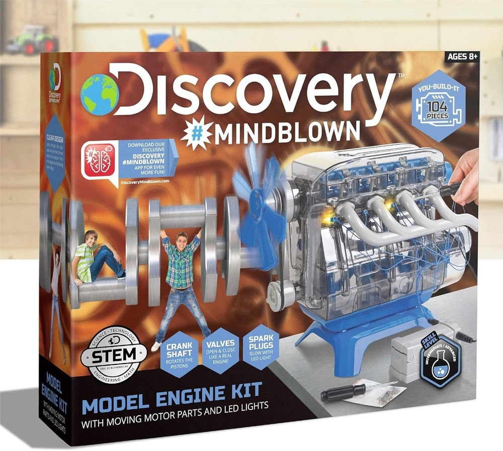4-Cylinder Combustion Engine Building Kit – Master Mechanical Engineering