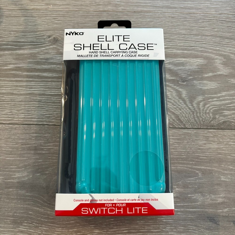Nyko Elite Shell Case Turquoise Hard Shell Protective Case Nintendo Switch Lite