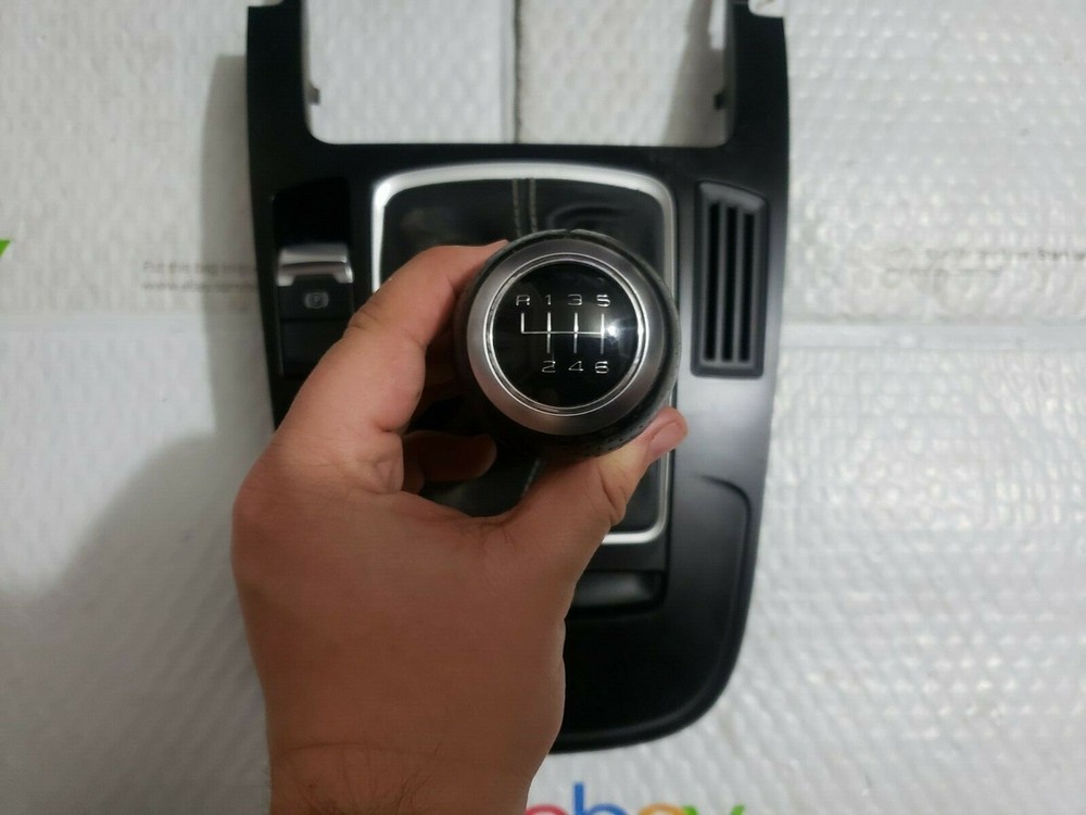 2009 09 AUDI A4 SIX SPEED SHIFT BOOT KNOB ESP PART SWITCH TRIM OEM