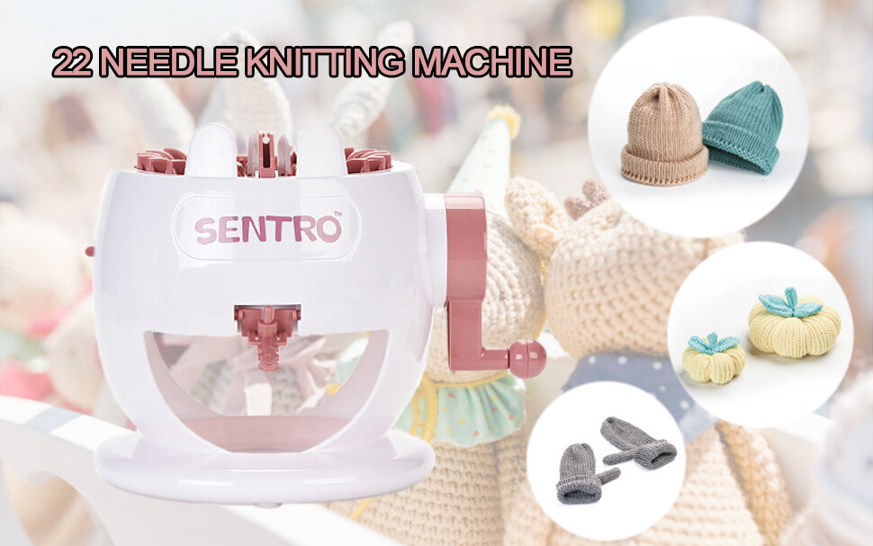22 Needle Knitting Machine, Smart Weaving Loom Knitting Board Rotating
