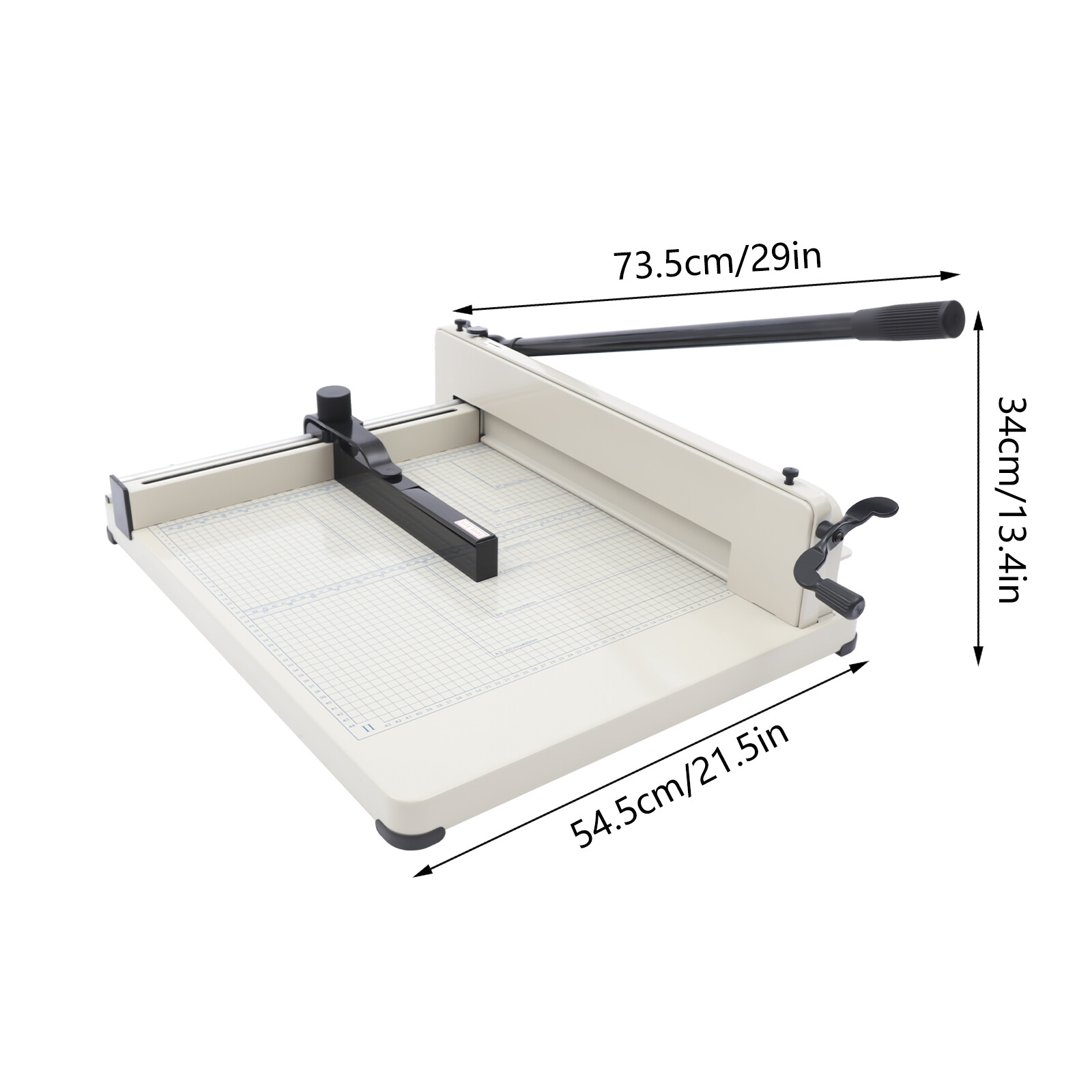 Heavy Duty Guillotine Paper Cutter - 17" Commercial Metal Base A3/A4 Trimmer
